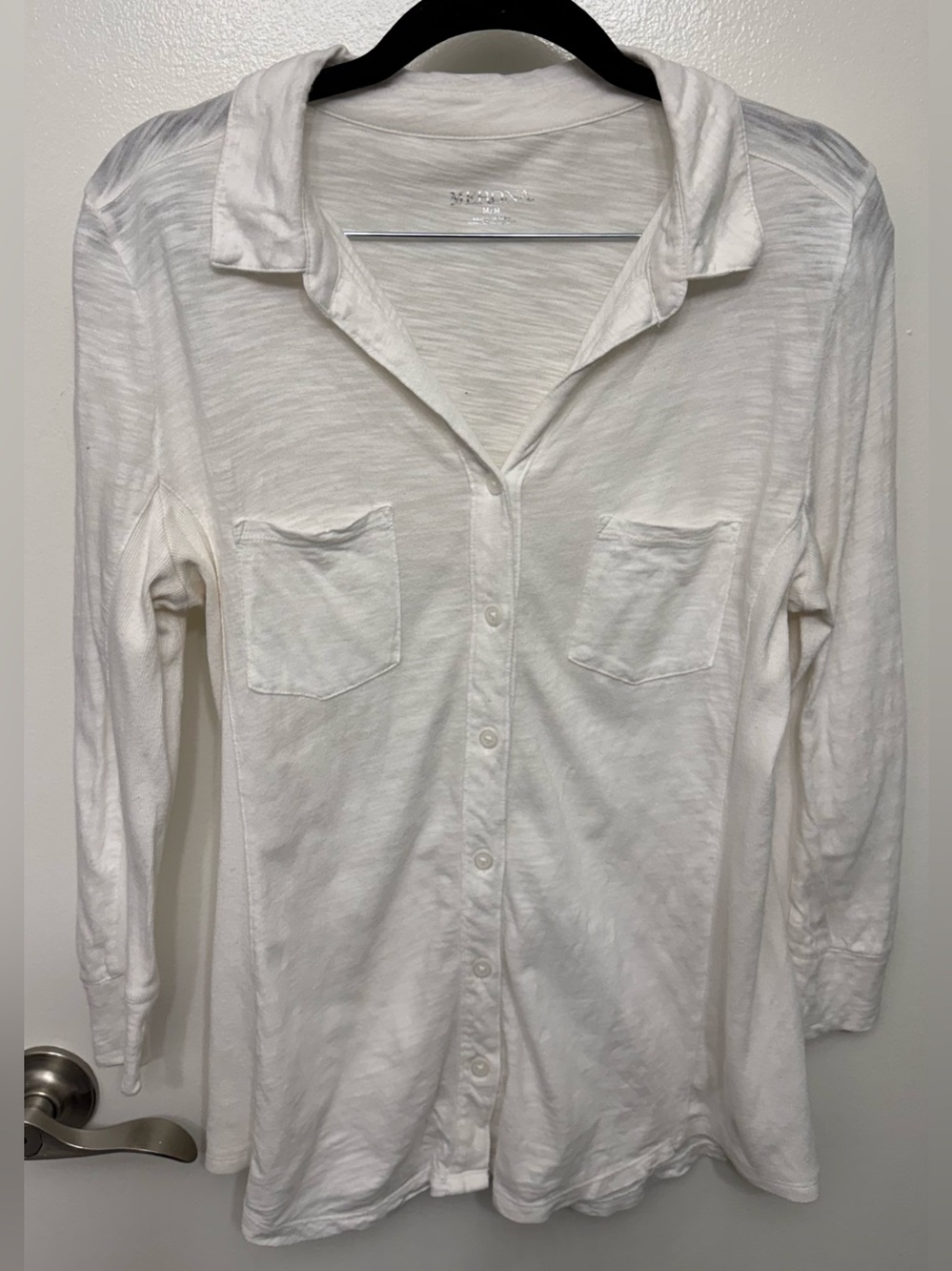 Merona 3/4 Sleeve Button Down Shirt | Casual Everyday Blouse